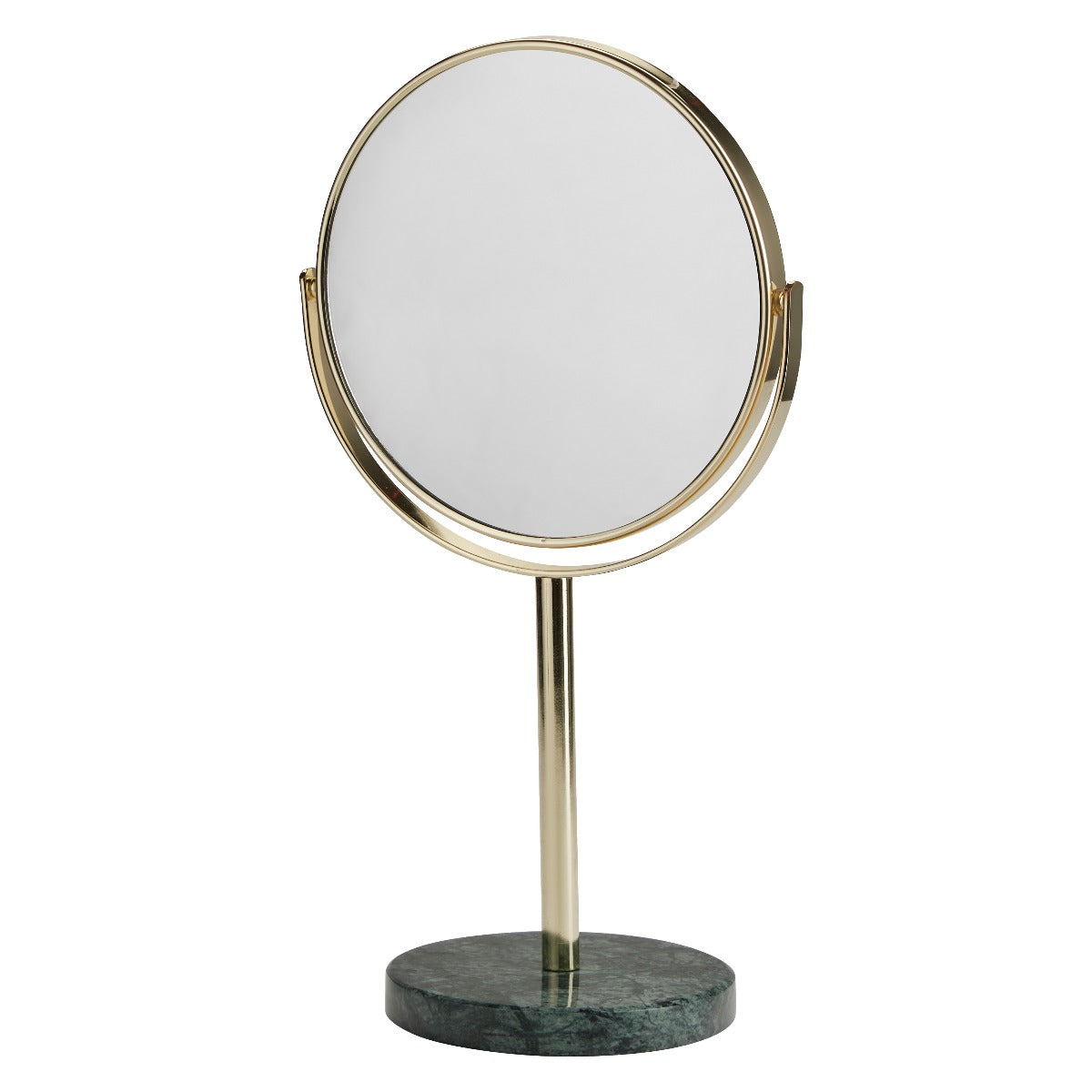 Bahne Interior spejl på marmor base - grøn/guld - Bahne